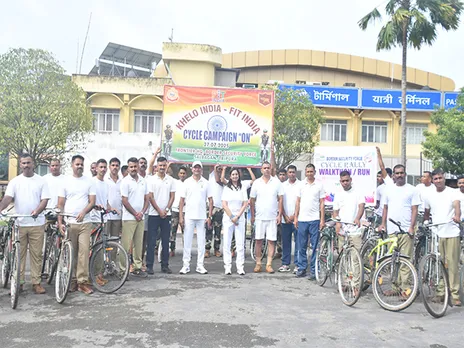 Visuals from the cycle campaign (Photo @BSF)