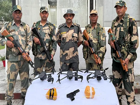 BSF seize drones with heroin (PhotoANI)
