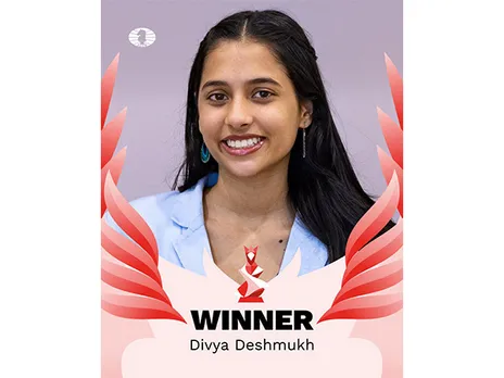 Divya Deshmukh. (Photo: @FIDE_chess)
