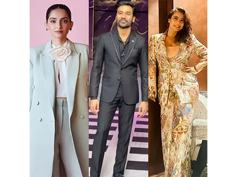Sonam Kapoor, Dhanush and Kajol (Photo: Instagram)