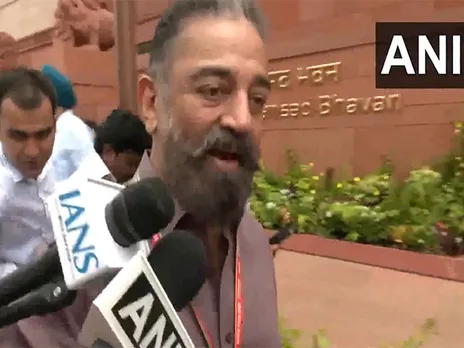 Rajya Sabha MP and actor Kamal Haasan (Photo/ANI)