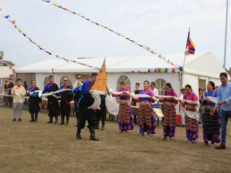 Tibetan community in Belgium celebrates Shoton Festival in Ostend with cultural performances, traditional attire, and tributes marking the Dalai Lama’s 90th birthday (Image: X/@CTA_TibetdotNet)