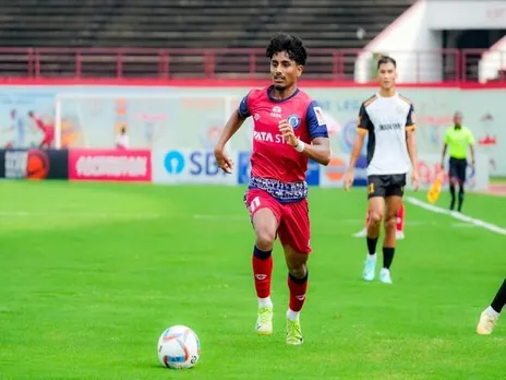 Jamshedpur FC's Sanan Mohammed in action during Durand Cup (Image: AIFF/Durand Cup)