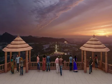 Ambaji pilgrimage to be developed as benchmark for model temple town under the master plan (Photo/Gujarat CMO)