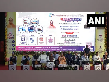 CM YUVA Conclave & Expo 2025 inauguration in Lucknow (Photo/ANI)