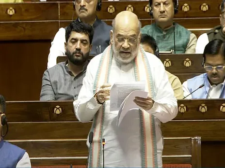 Union Minister Amit Shah (Photo/Sansad Tv)