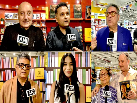 Amish Tripathi, Mahesh Bhatt, Shubhangi Dutt, Anupam Kher (Image source/ANI)