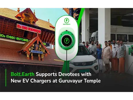 Bolt.Earth Launches First EV Charging Hub at Guruvayur Temple, Kerala
