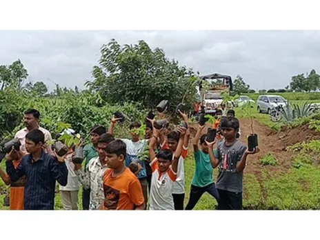Even children discover the joy of nurturing the Earth