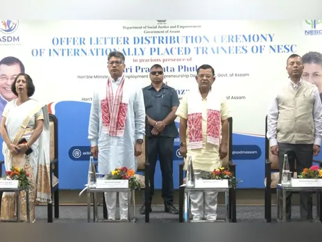 Assam Minister Pijush Hazarika and Prashanta Phukan (Photo/ANI)