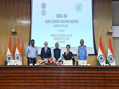 Projects being launched under "India UN Global Capacity Building Initiative” (Image: X@MEAIndia)