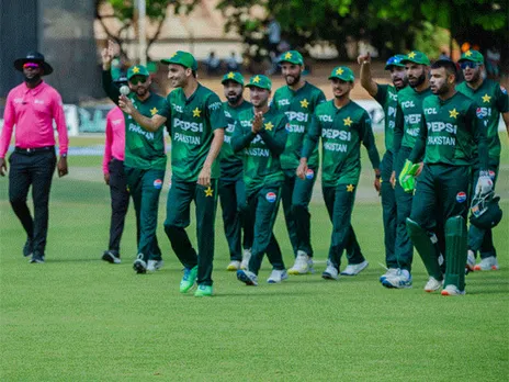 Pakistan Team (Photo: @ZimCricketv/X)