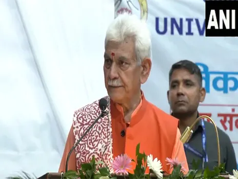 Jammu and Kashmir Lieutenant Governor Manoj Sinha (Photo/ANI)