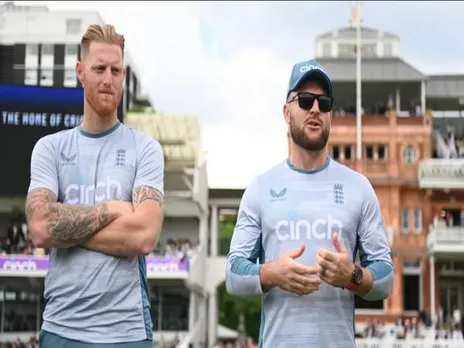Ben Stokes and Brendon McCullum. (Photo: ECB)