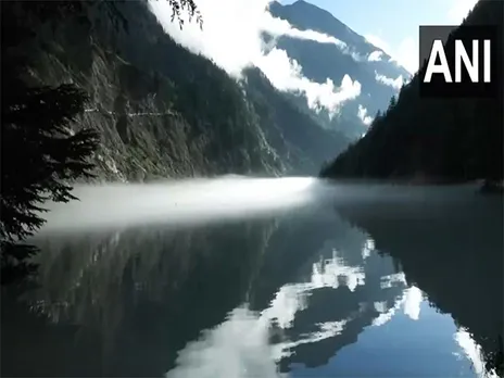 August 5 flash flood forms lake in Uttarakhand’s Harsil (Photo/ANI)