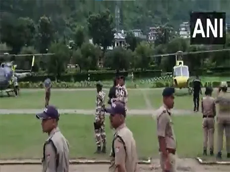 Rescuers in action in Uttarakhand's Matli (Photo/ANI)