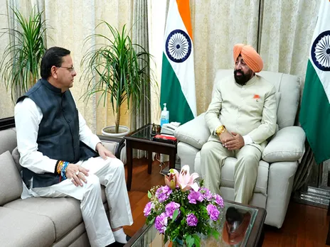 Uttarakhand CM Pushkar Singh Dhami meets Governor Gurmit Singh (Photo/X@pushkardhami)