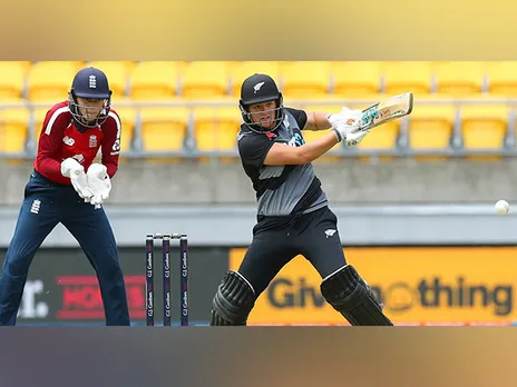 Thamysn Newton batting. (Photo: ICC)