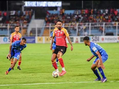 East Bengal FC player in action. (Photo: Durand Cup)