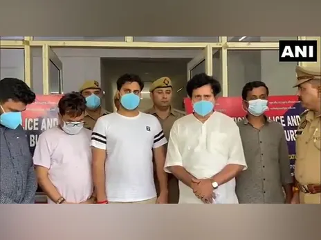 6 arrested as police bust fake international police, crime investigation bureau office in Noida (PhotoANI)