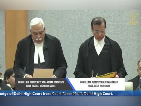 Justice Vimal Kumar Yadav sworn in as Delhi High Court judge (Photo/DelhiHC)