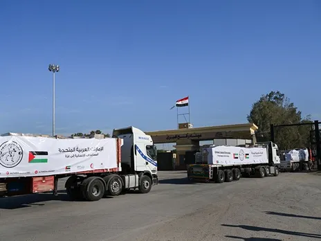 Three Emirati convoys reach Gaza (File Photo) (Photo/WAM)