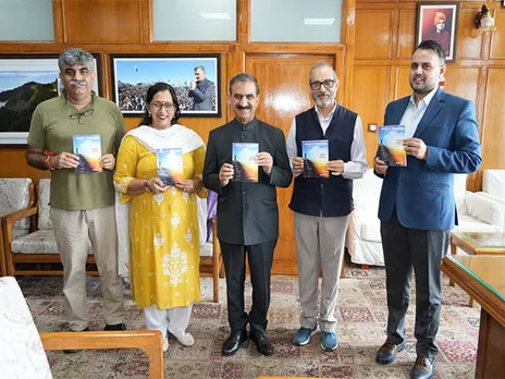 Himachal Pradesh CM Sukhu releases book titled ‘Sangharsh se Shikhar tak’ (Photo/ANI)