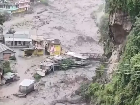 Visuals from Ganvi area of Shimla (Photo/ANI)
