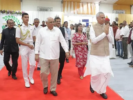 Gujarat Governor Acharya Devrat chairs at-home program on eve of 79th Independence Day (Photo/ANI)