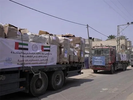 Operation Chivalrous Knight 3 delivers medicines, medical supplies to support Gaza’s health sector (Photo/WAM)