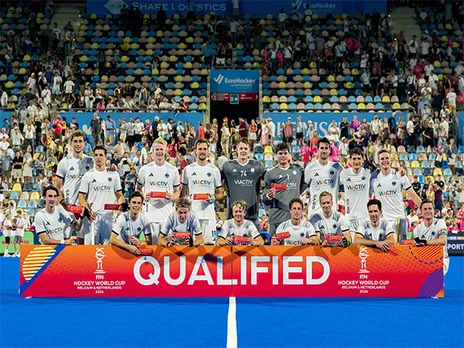 Germany team after qualifying for Hockey World Cup 2026 (Image: FIH media)