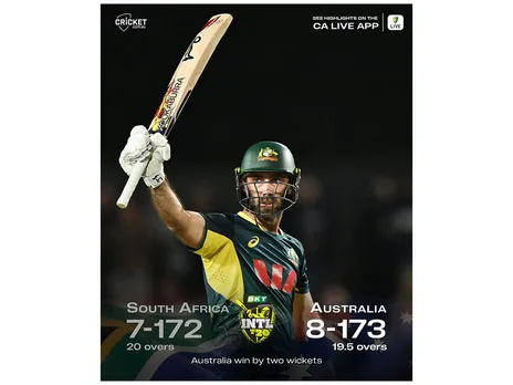 Australian batter Glenn Maxwell (Photo: X/@cricketcomau)