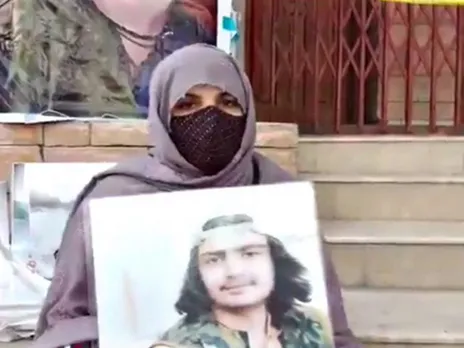 Mother of slain teen in Mastung  (Image Source: X/ @TBPEnglish)