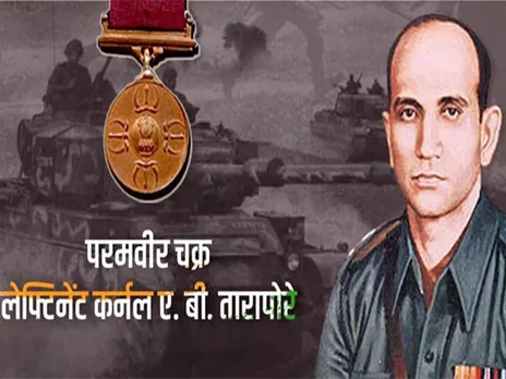 Param Vir Chakra recipient Lieutenant Colonel Ardeshir Burzorji Tarapore (Photo/@Gen_VKSingh)