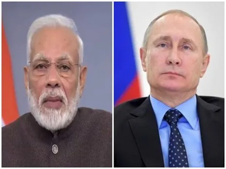 PM Modi, Russian President Vladimir Putin (File Photo/ANI)