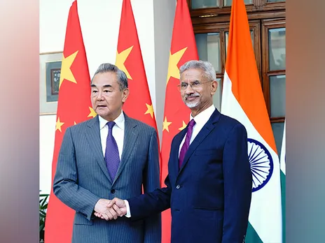 Chinese Foreign Minister Wang Yi and External Affairs Minister Dr S Jaishankar (Photo/X@MEAIndia)