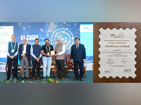 Roshan Senapati, Head of Marketing, BonV, receiving the Award