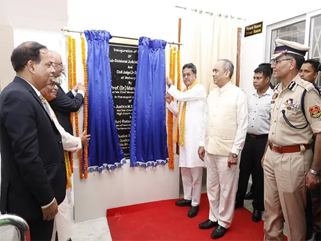 Tripura CM Manik Saha inaugurates Mohanpur Sub-Divisional Court, calls for fair and speedy justice (Photo/ANI)
