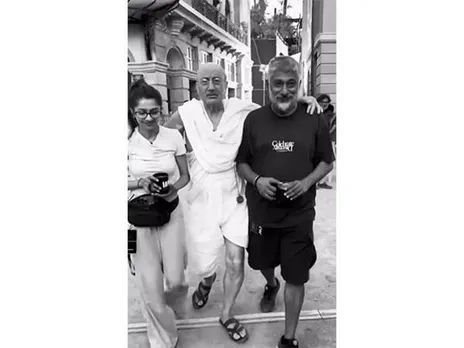 Anupam Kher and Vivek Agnihotri (Photo/Instagram/@anupampkher)