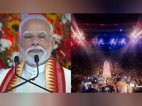 PM Modi said Ahmedabad has emerged as significant centre for concert economy (Photo/@NarendraModiYouTube/X@coldplay)