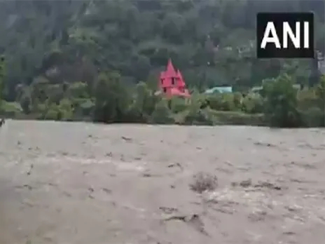 Continuous heavy rainfall across Doda district has triggered landslides, mudslides, and shooting stones (Photo/ANI)