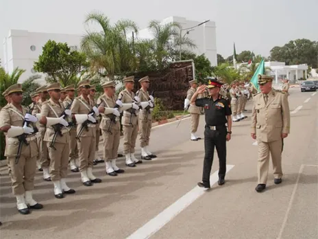 COAS General Upendra Dwivedi visiting the School of Command & Major Staff in Tamentfoust, Algeria (Image: X/@adgpi)