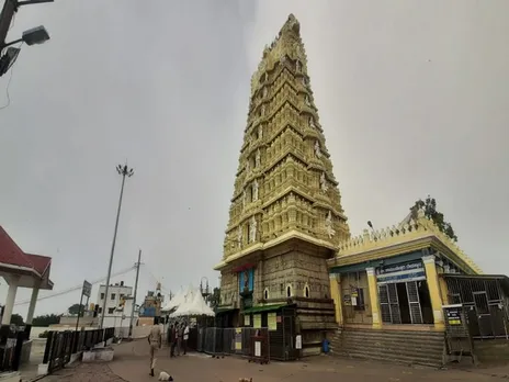 Chamudeshwari Devi temple in Karnataka (Photo: ANI)