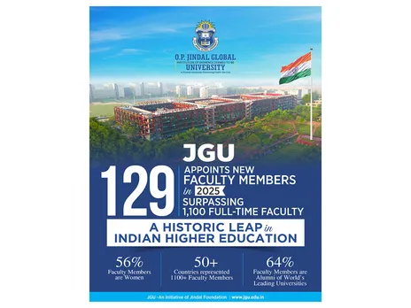 JGU Appoints 129 World Class Faculty Members: a Historic Leap in Indian Higher Education