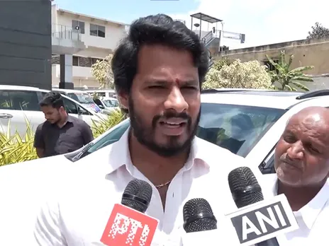 JD (S) leader Nikhil Kumaraswamy (Photo/ANI)