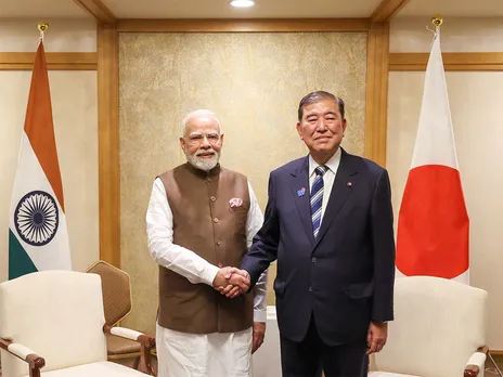 Japanese Prime Minister Shigeru Ishiba and Prime Minister Narendra Modi (Image: X@narendramodi)