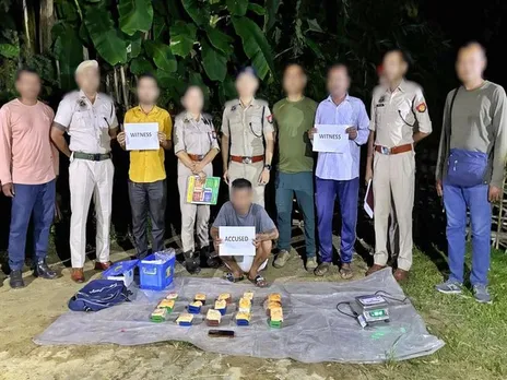 Assam Rifles seizes heroin worth Rs 1.22cr in Assam’s Cachar (Photo: Assam Rifles)