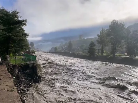 Heavy rainfall has caused widespread disruption across Himachal (Photo/ANI)