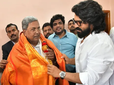Ram Charan meets Karnataka Chief Minister Siddaramaiah (Photo/X/@siddaramaiah)