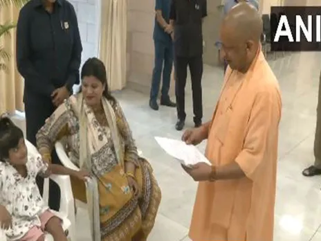UP CM Yogi Adityanath assured admission for Mayra aspiring to become doctor (Photo/ANI)